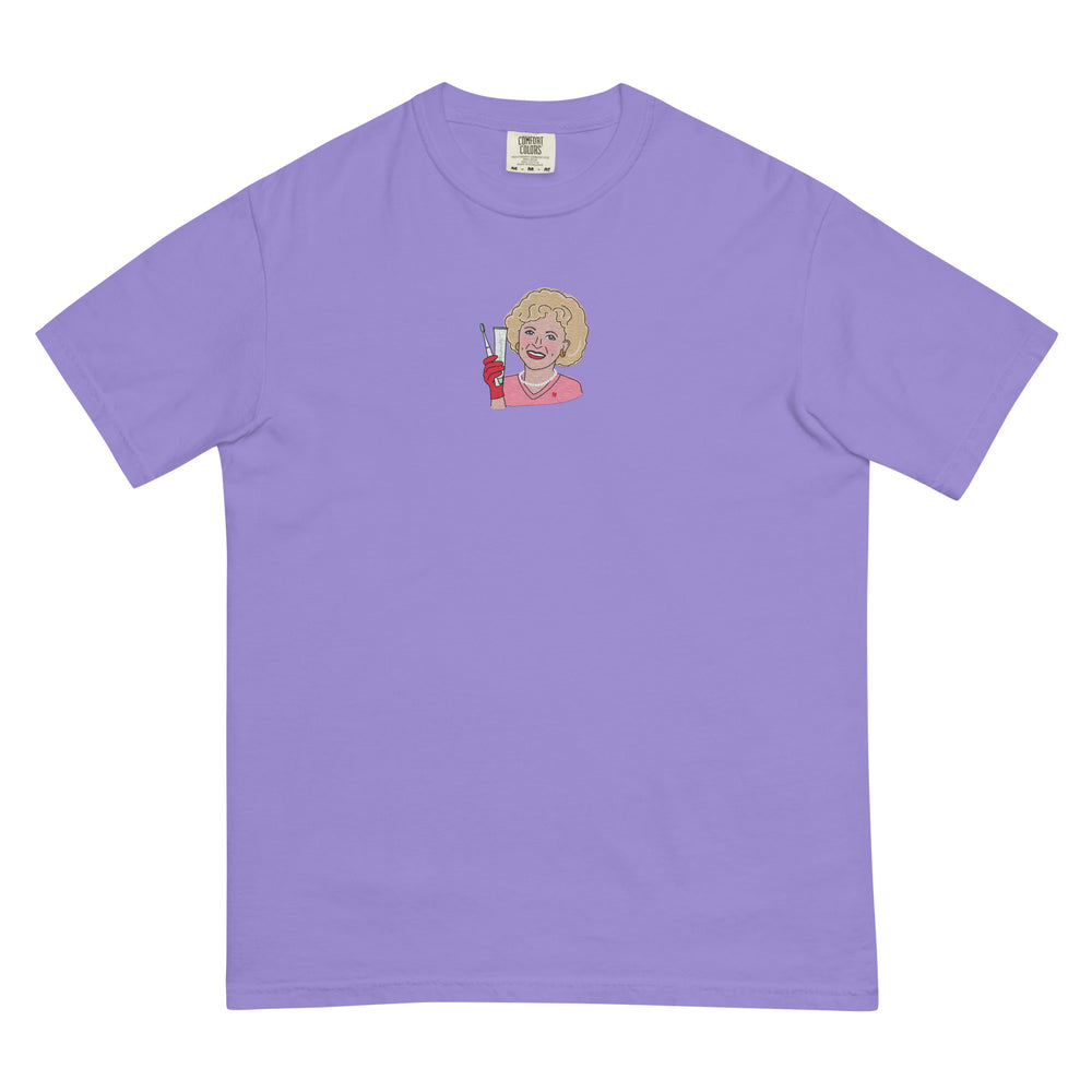
            
                Load image into Gallery viewer, Rose The Golden Girls Embroidered Garment-Dyed Heavyweight T-Shirt
            
        