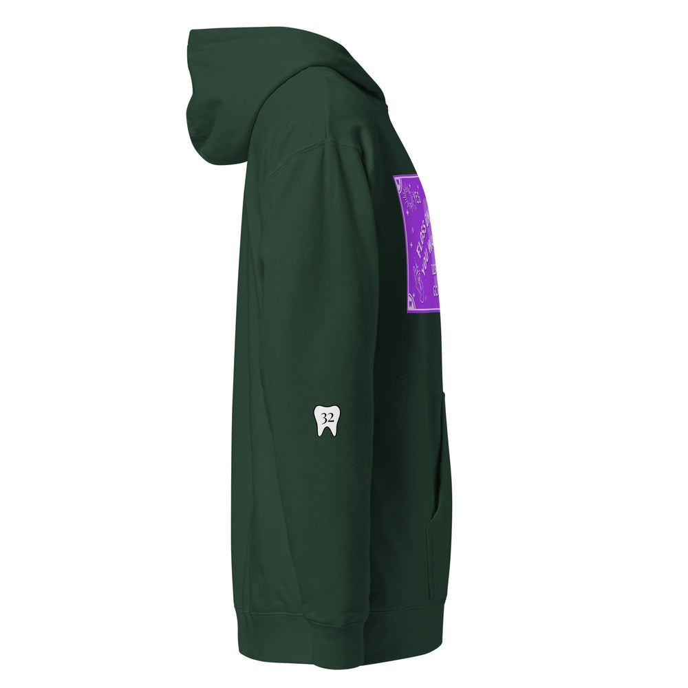 Ouiji of the Floss Hoodie- Purple Design