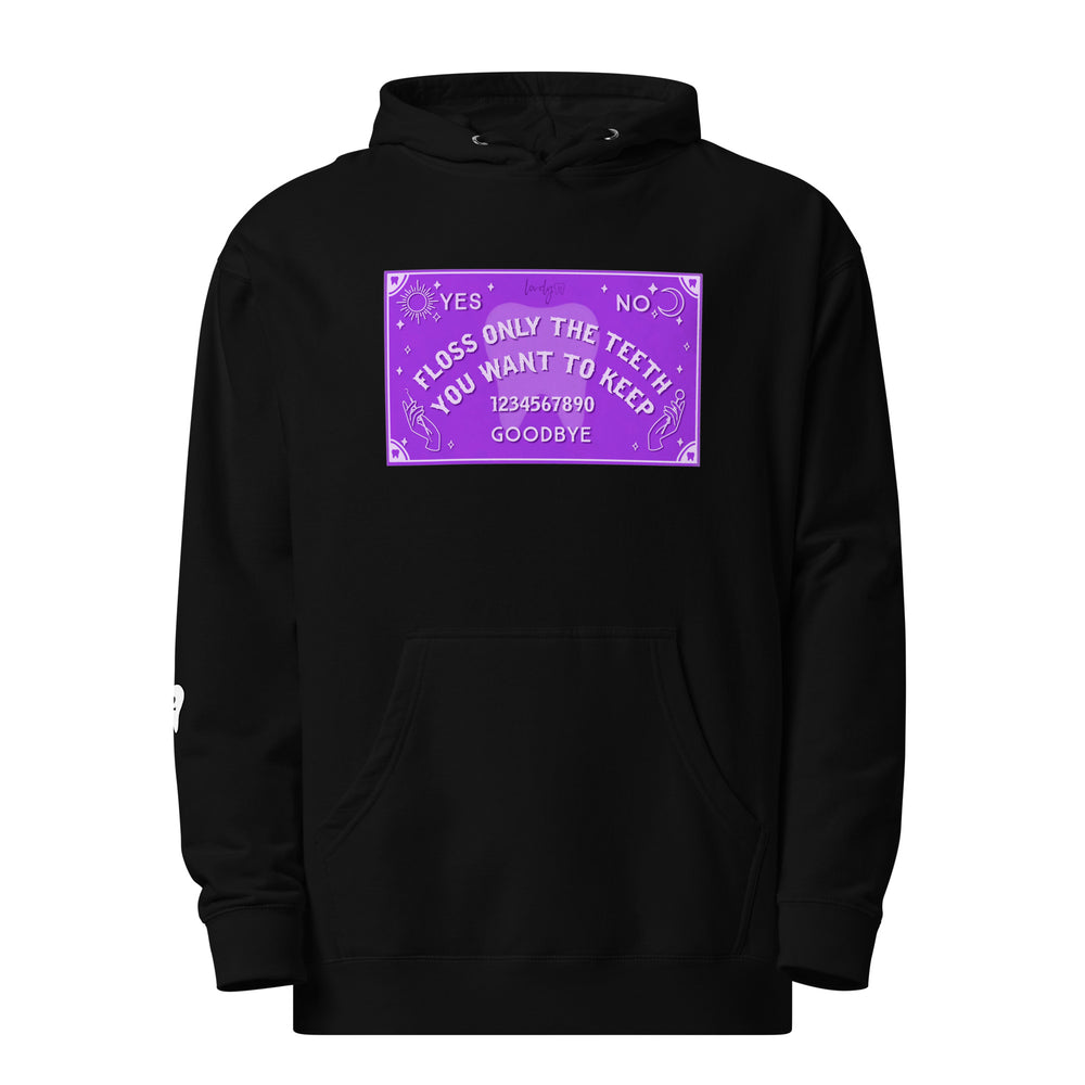 Ouiji of the Floss Hoodie- Purple Design