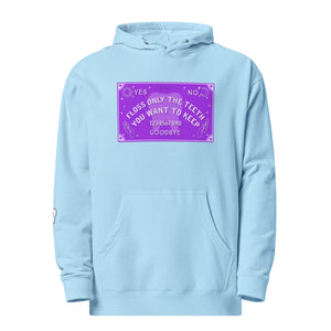 Ouiji of the Floss Hoodie- Purple Design