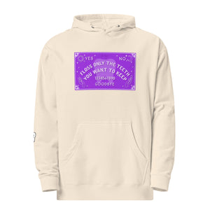 Ouiji of the Floss Hoodie- Purple Design