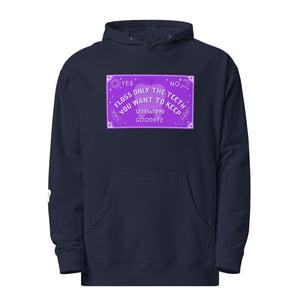 Ouiji of the Floss Hoodie- Purple Design