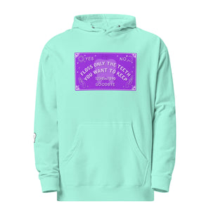 Ouiji of the Floss Hoodie- Purple Design