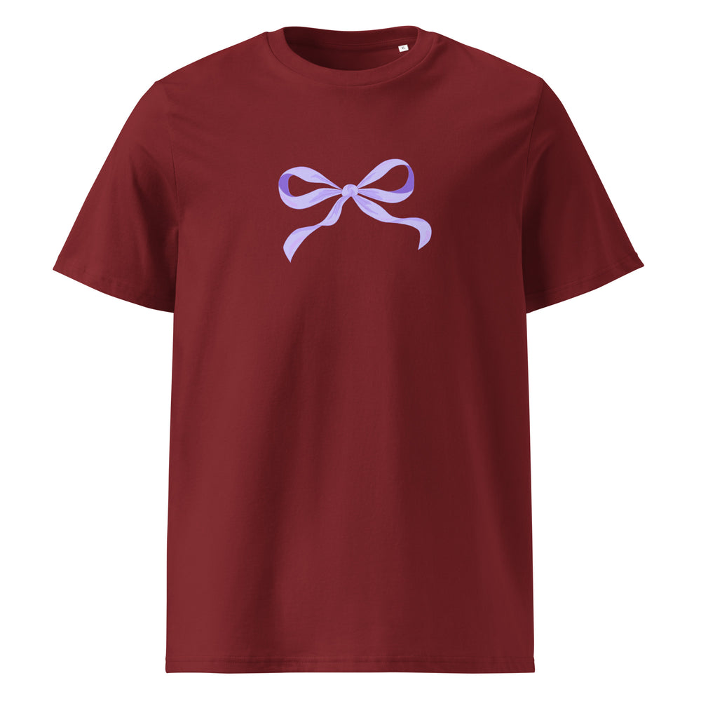 Lavender Bow Organic T-Shirt