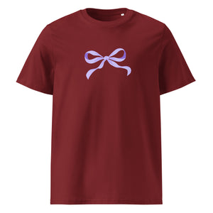 Lavender Bow Organic T-Shirt