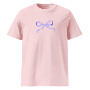 Lavender Bow Organic T-Shirt