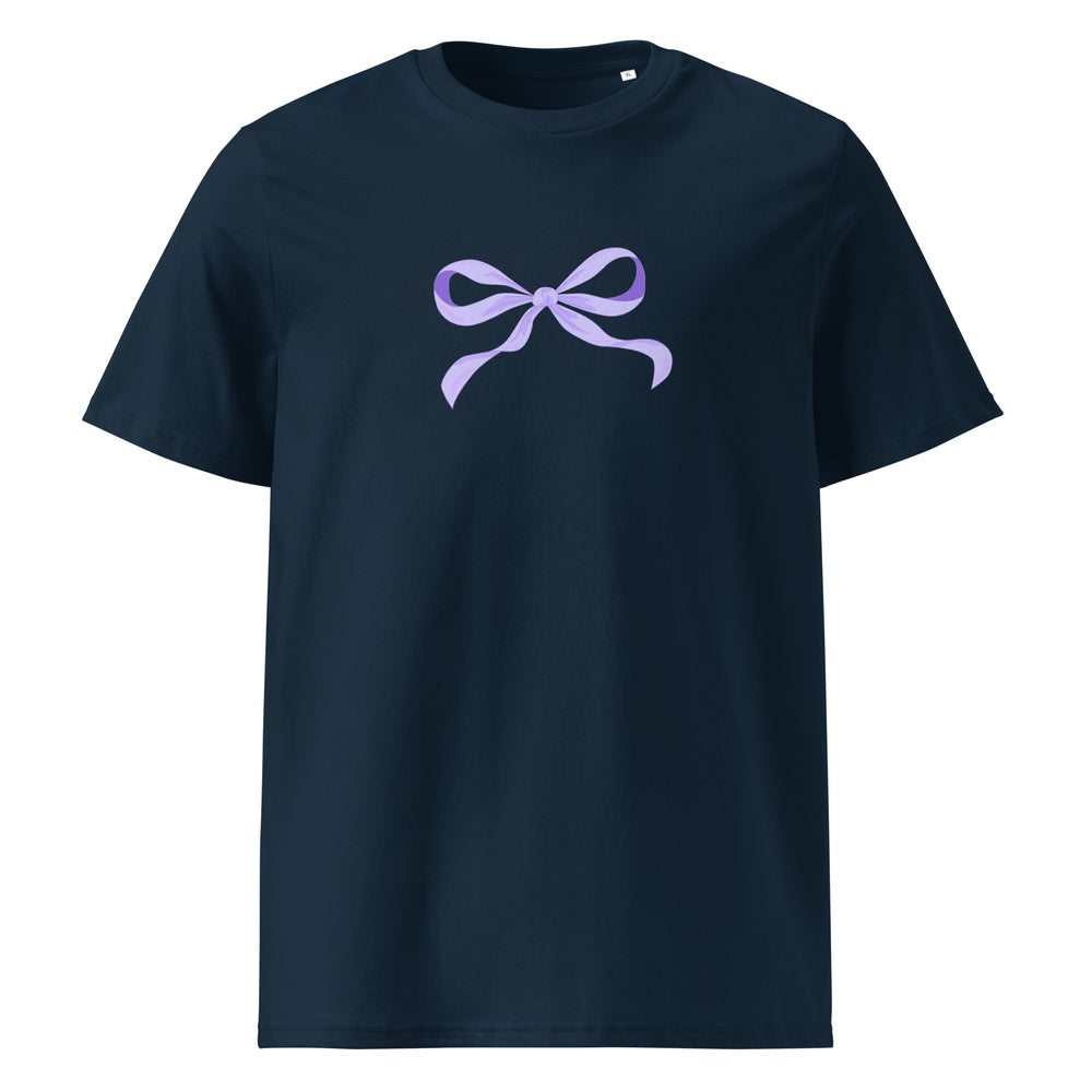 Lavender Bow Organic T-Shirt