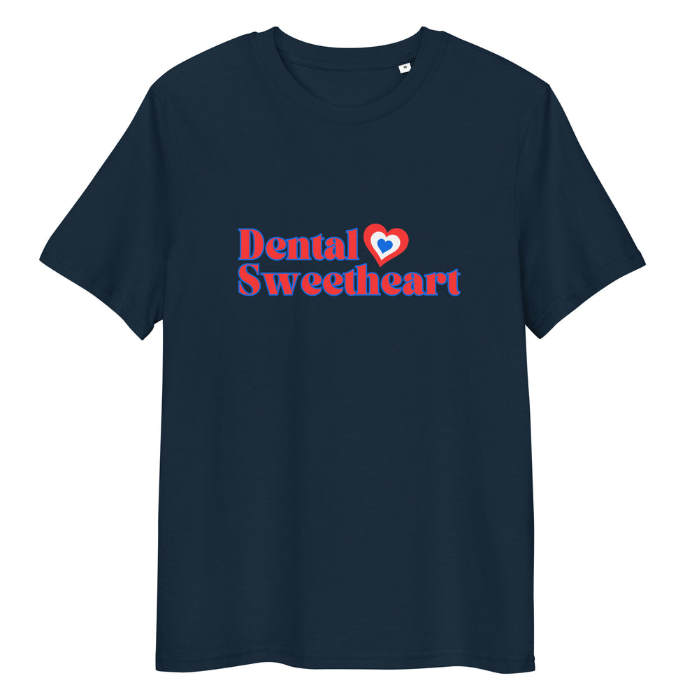 Dental Sweetheart Red, White & Blue Organic T-Shirt