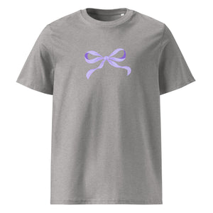 Lavender Bow Organic T-Shirt