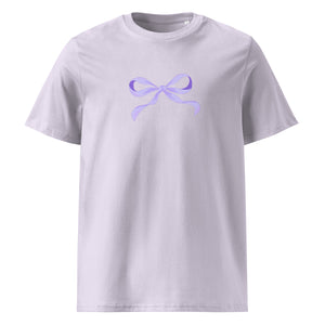 Lavender Bow Organic T-Shirt