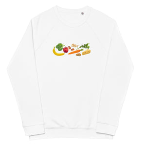 Healthy Food, Healthy Teeth Organic Sweatshirt