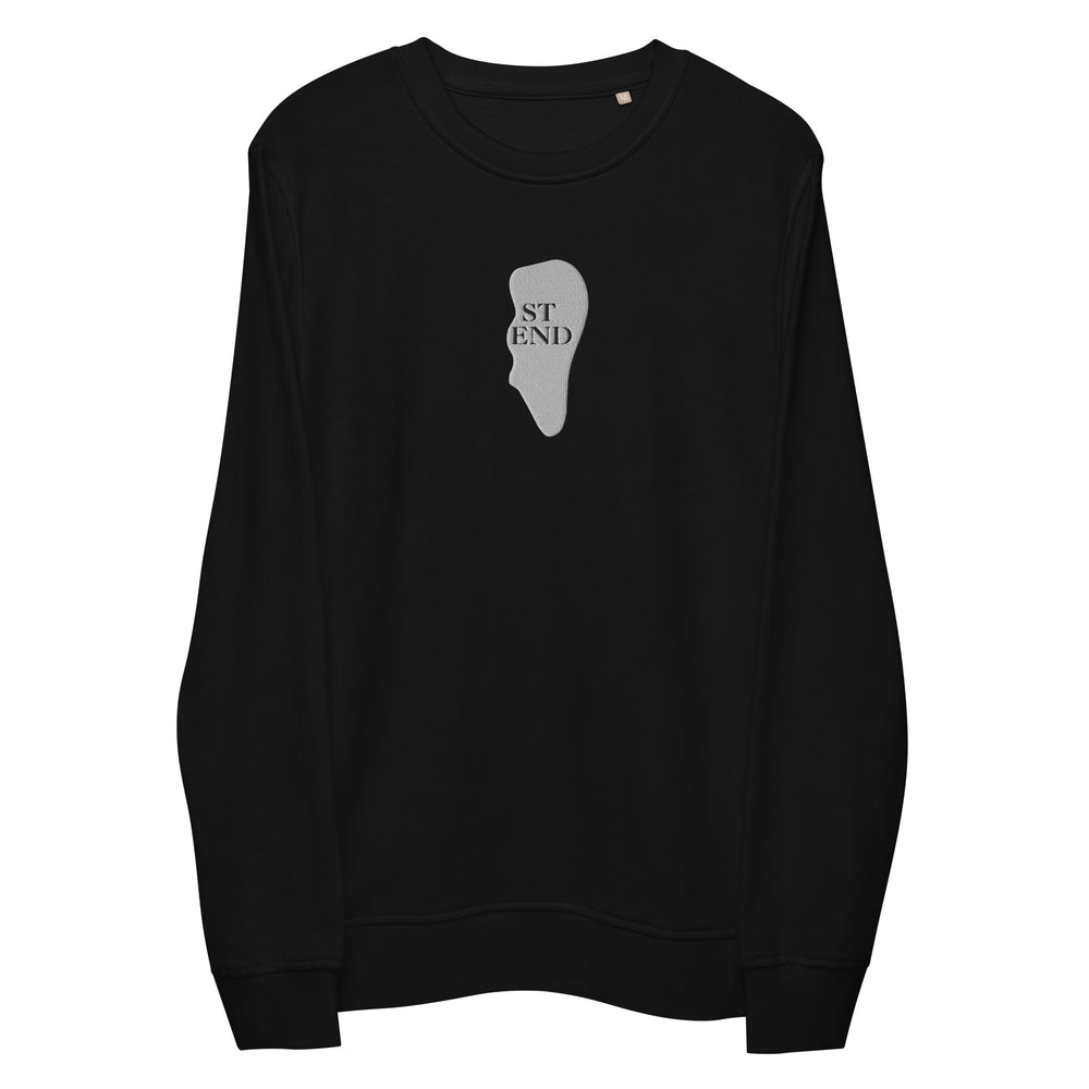Best Friend Tooth- ST END Embroidered Organic Sweatshirt