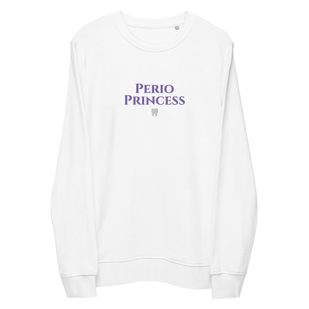 
            
                Load image into Gallery viewer, Perio Princess Embroidered Organic Sweatshirt
            
        