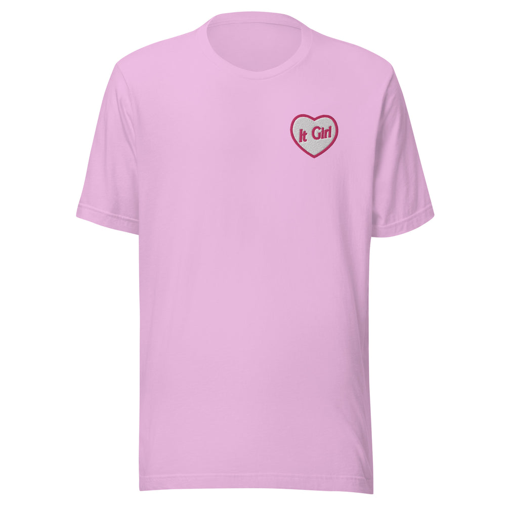 It Girl Heart Embroidered T-Shirt
