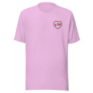 
            
                Load image into Gallery viewer, It Girl Heart Embroidered T-Shirt
            
        