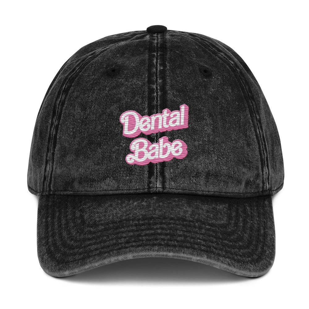 Dental Babe Vintage Cotton Twill Cap