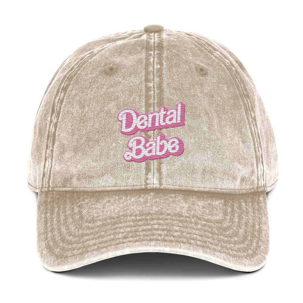 Dental Babe Vintage Cotton Twill Cap