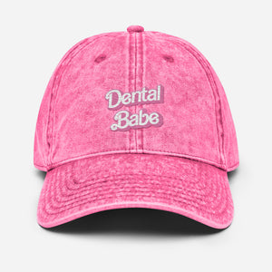 Dental Babe Vintage Cotton Twill Cap