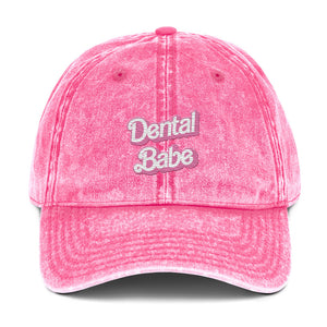 Dental Babe Vintage Cotton Twill Cap