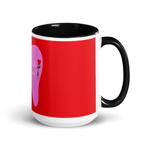 Will You Be My Patient? Rose Tooth Mug with Color Inside