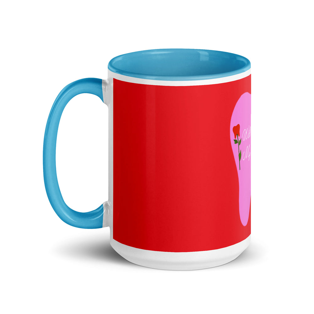 Will You Be My Patient? Rose Tooth Mug with Color Inside