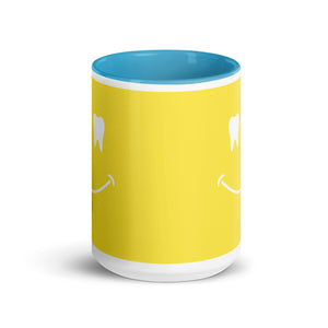 Happy Tooth Smile Mug with Color Inside