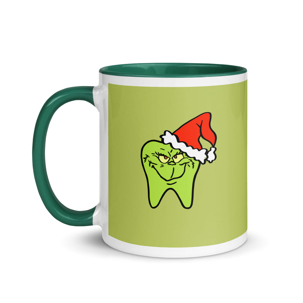 He's a Mean One Tooth Mug with Color Inside