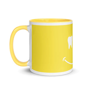 Happy Tooth Smile Mug with Color Inside