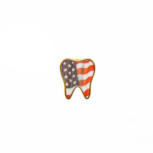 Specialty Tooth Pin - USA Flag