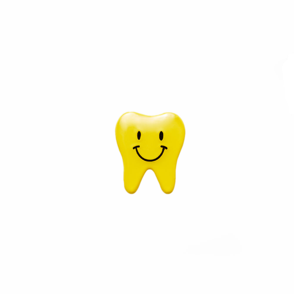 Specialty Pin - Yellow Happy Tooth Pin