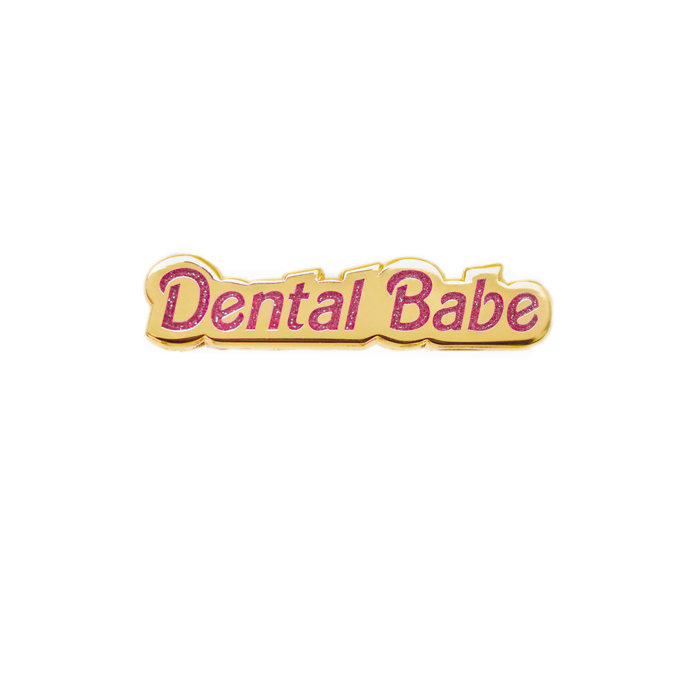 Specialty Dental Babe Pin - Barbie Pink Glitter