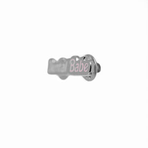 Specialty Dental Babe Pin - Pink Glitter