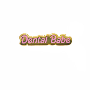 Specialty Dental Babe Pin - Pink Glitter