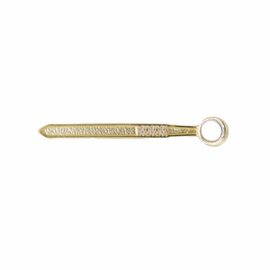 Mouth Mirror Pin - Gold