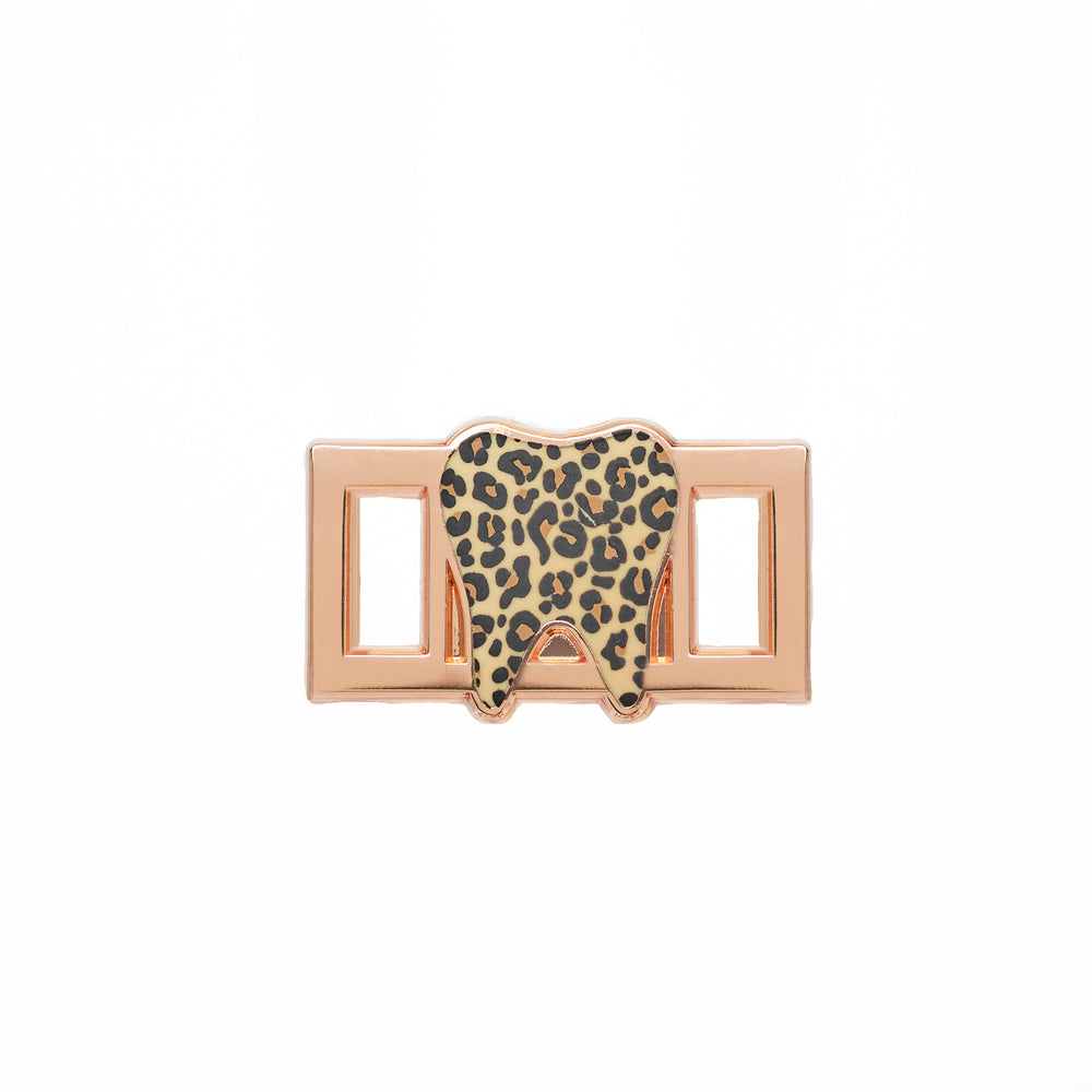 Original Tooth Shoelace Keeper - Leopard