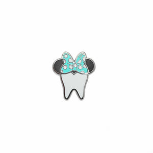 Specialty Tooth Pin -Turquoise Minny Character