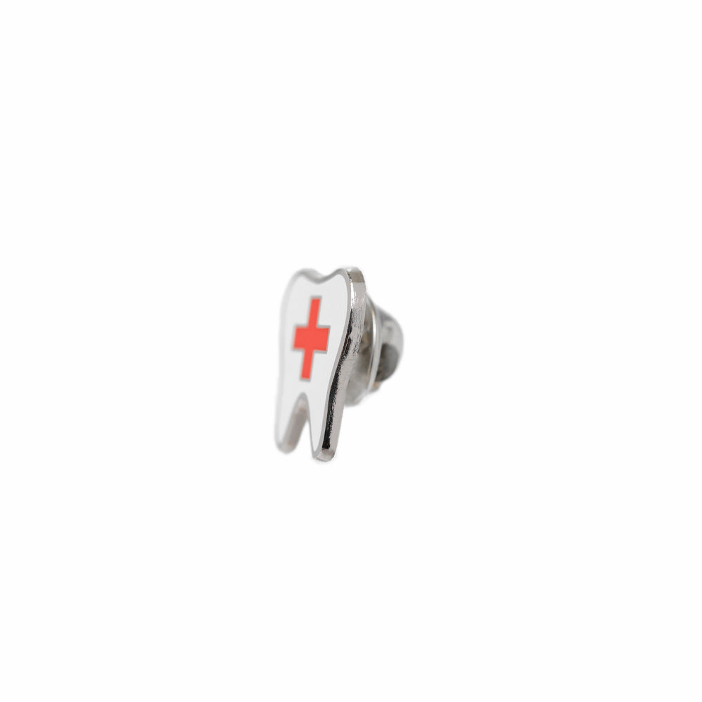 
            
                Load image into Gallery viewer, Specialty Tooth Pin - Red Cross
            
        