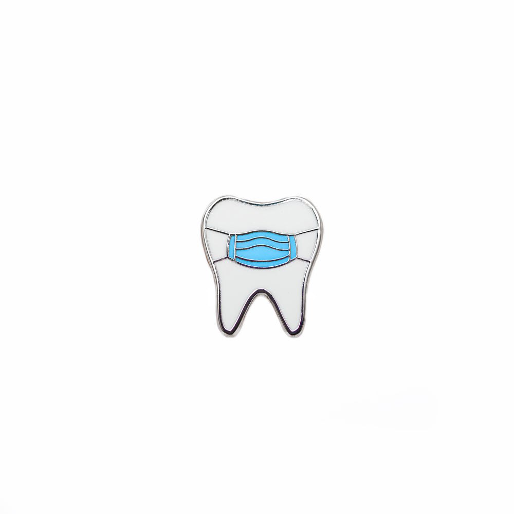 
            
                Load image into Gallery viewer, Specialty Tooth Pin - Blue Mask
            
        