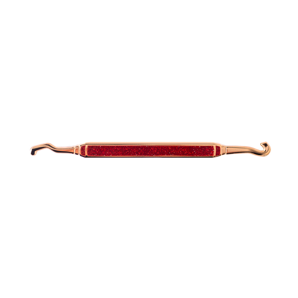 Original Scaler Pin - Red Glitter