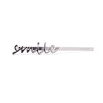 Hair Pin - Smile in Silver