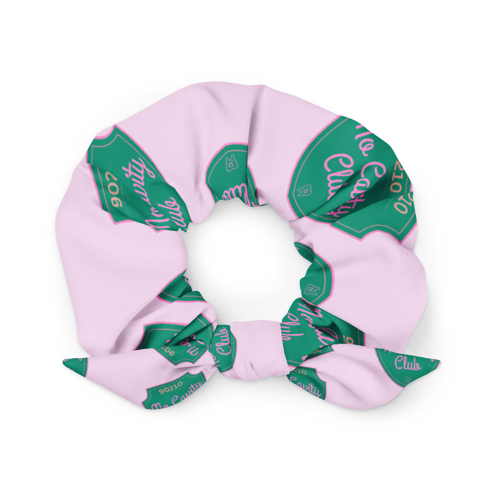 
            
                Load image into Gallery viewer, No Cavity Club 90210 Green Recycled Scrunchie
            
        