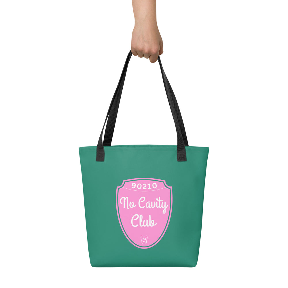 
            
                Load image into Gallery viewer, No Cavity Club 90210 Tote bag
            
        