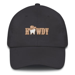 
            
                Load image into Gallery viewer, Howdy Tooth Cowgirl Dad Hat Embroidered - Nude Design
            
        