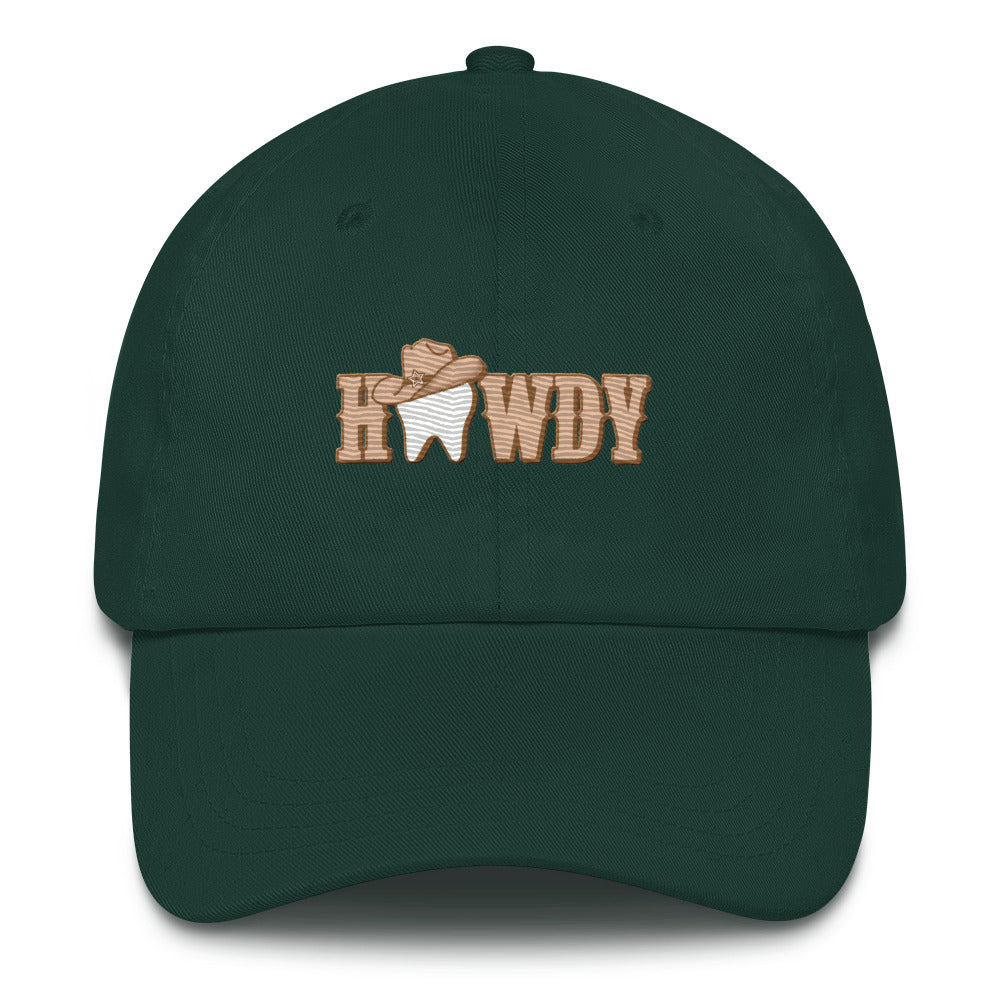 
            
                Load image into Gallery viewer, Howdy Tooth Cowgirl Dad Hat Embroidered - Nude Design
            
        