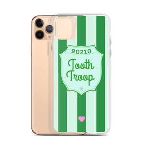 
            
                Load image into Gallery viewer, Tooth Troop Stripe Clear Case for iPhone®
            
        