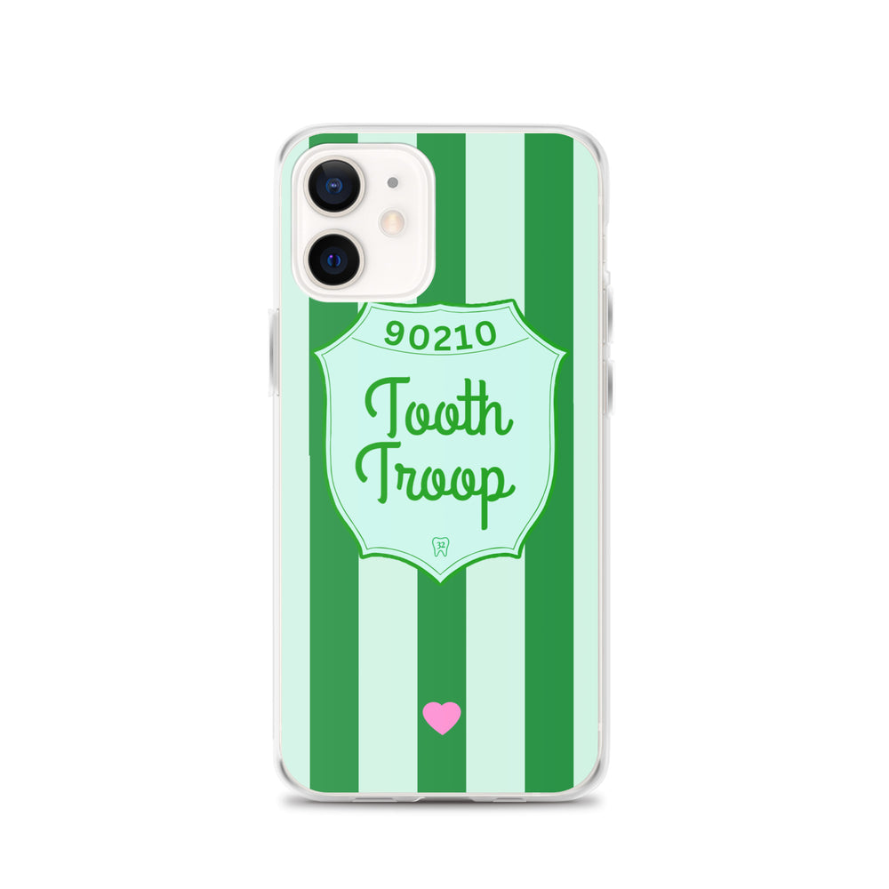 Tooth Troop Stripe Clear Case for iPhone®