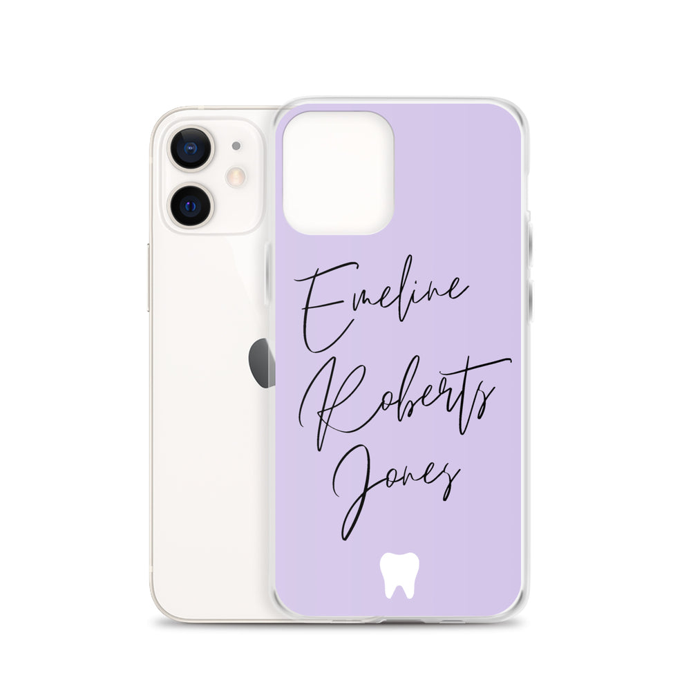 Emeline Roberts Jones Lavender Clear Case for iPhone®