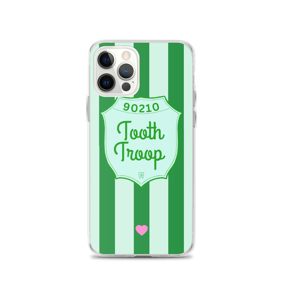 Tooth Troop Stripe Clear Case for iPhone®