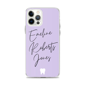 Emeline Roberts Jones Lavender Clear Case for iPhone®