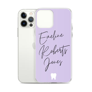 Emeline Roberts Jones Lavender Clear Case for iPhone®